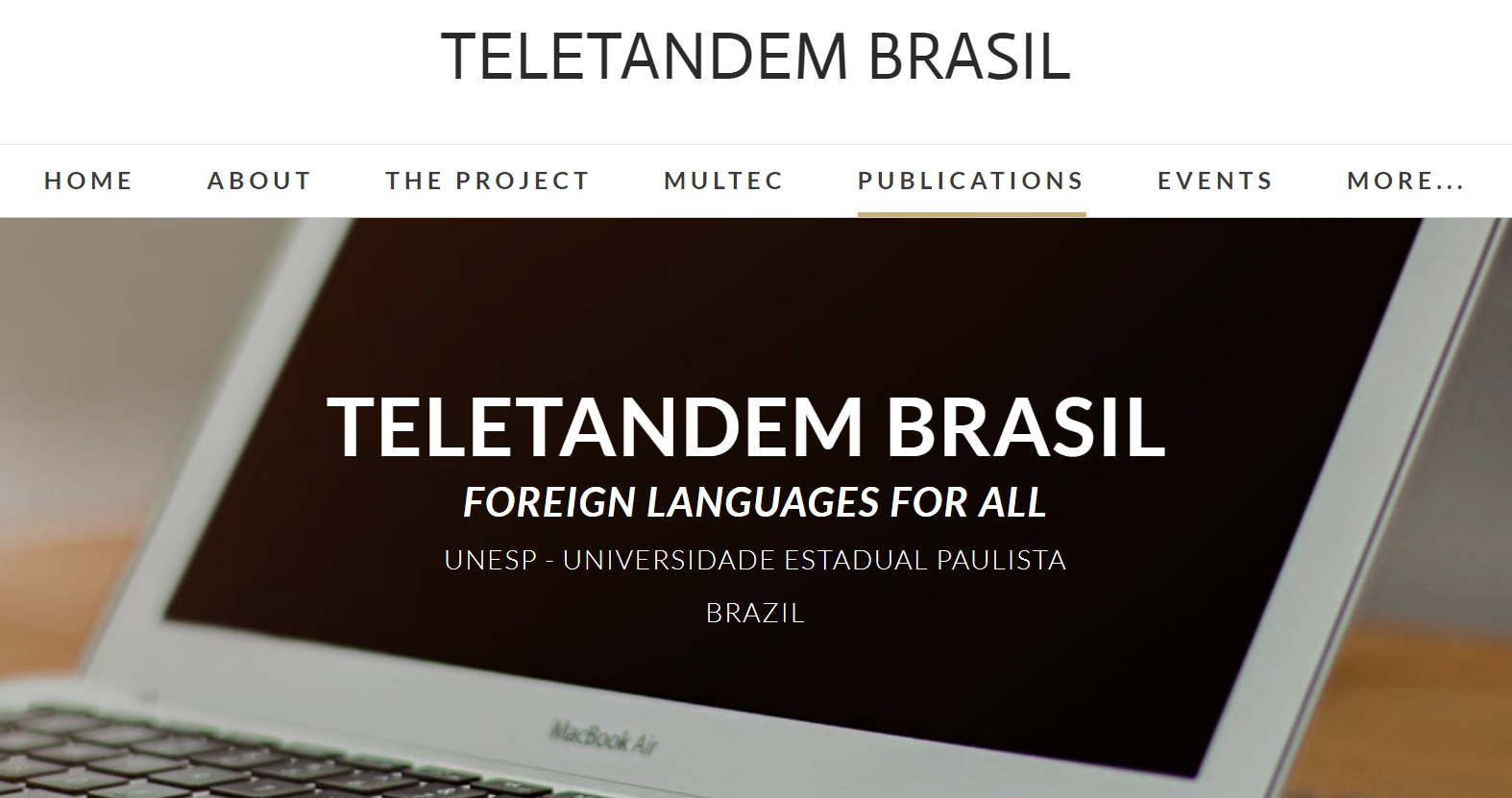 Site Teletandem Brasil