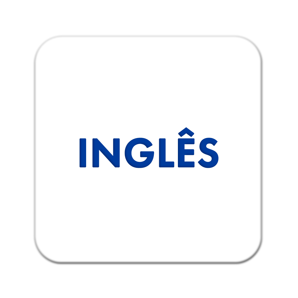 "Ícone para curso: Inglês"